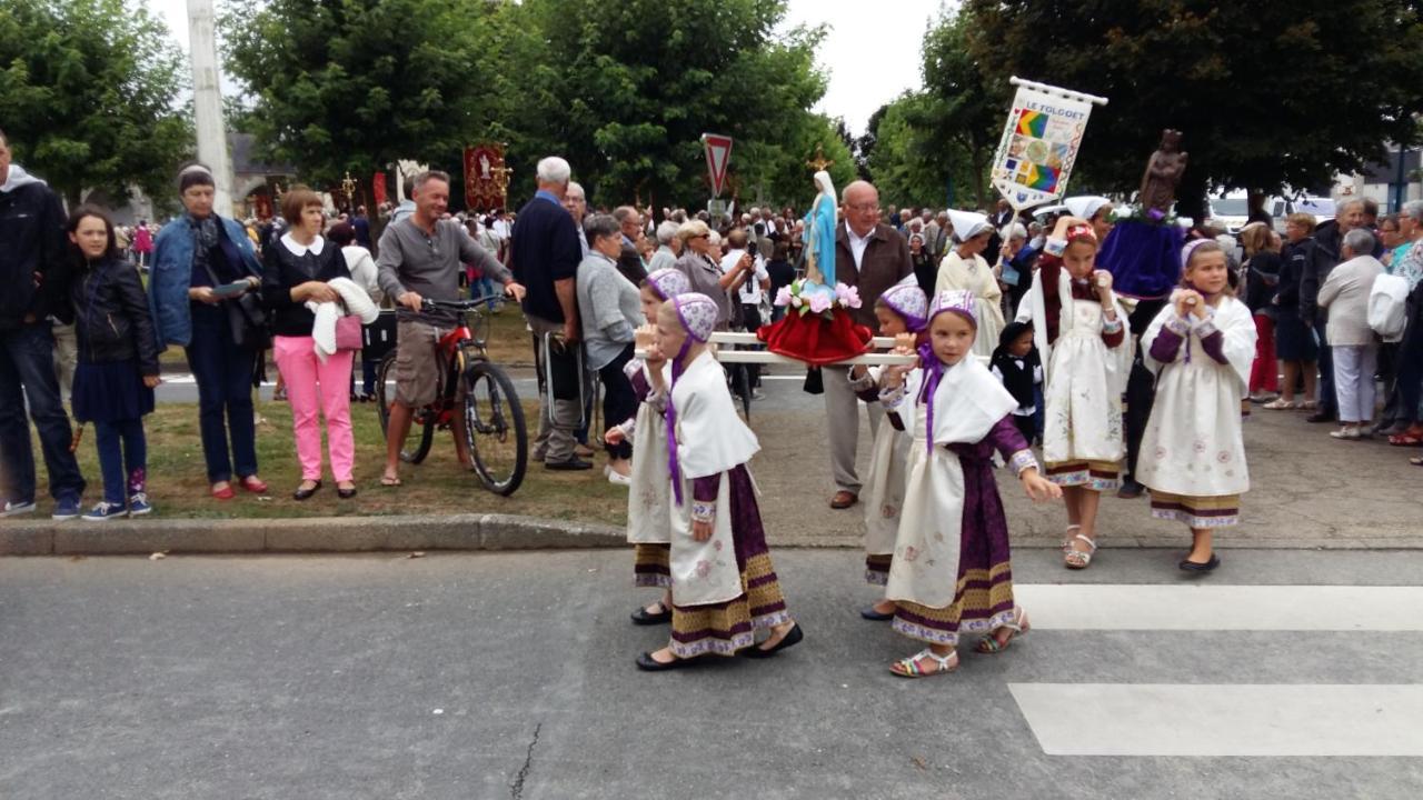 Ty Dreux Entre Terre Et Mer Panzió Saint-Thégonnec Kültér fotó